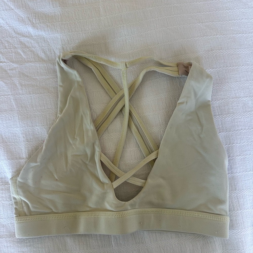 Women's yellow Strappy Bralette
